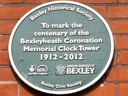 Bexleyheath Coronation Memorial Clock Tower (id=2484)